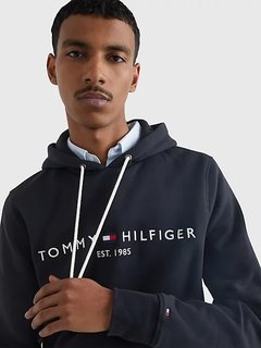 Luxusní Core Tommy Logo mikina, Černá barva