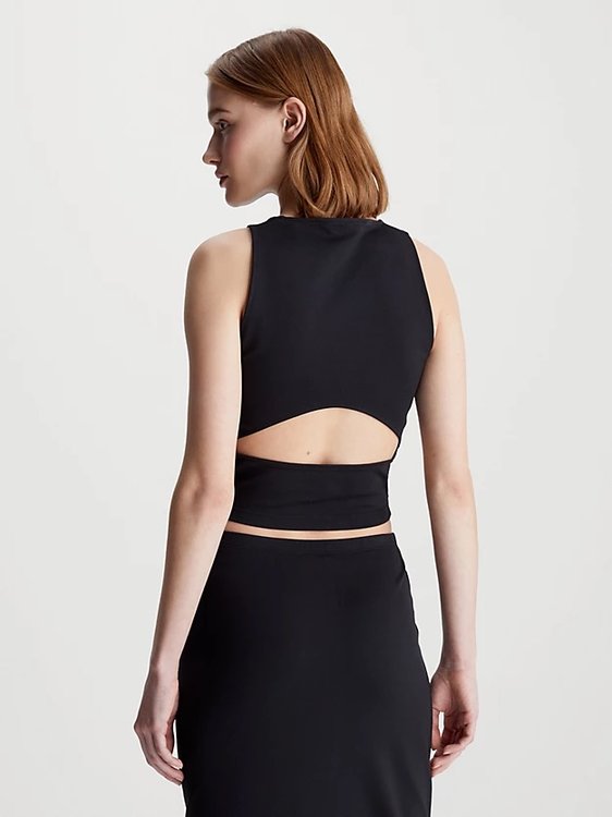 Archival Milano top – Calvin Klein Jeans, Černá barva Ženy