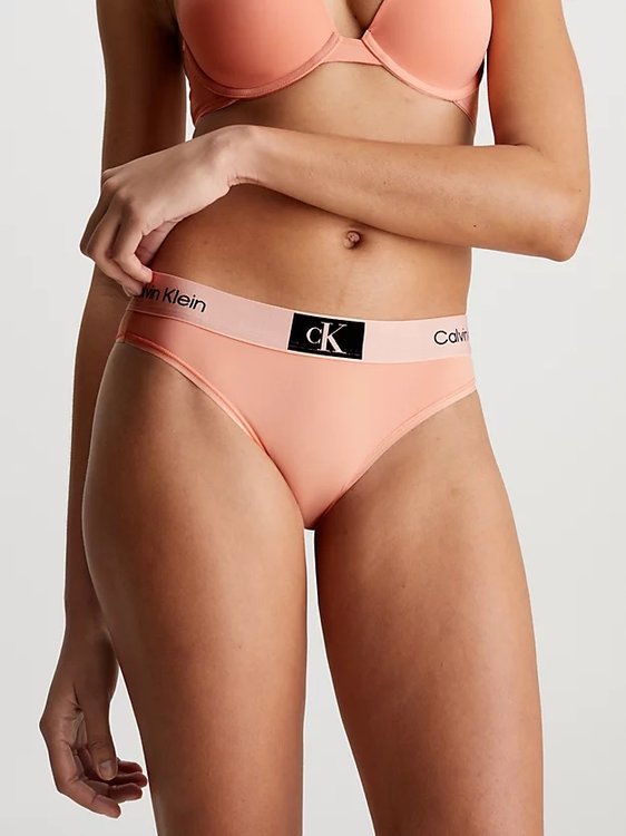 1996 Micro bikiny – Calvin Klein Underwear, Oranžová barva Ženy