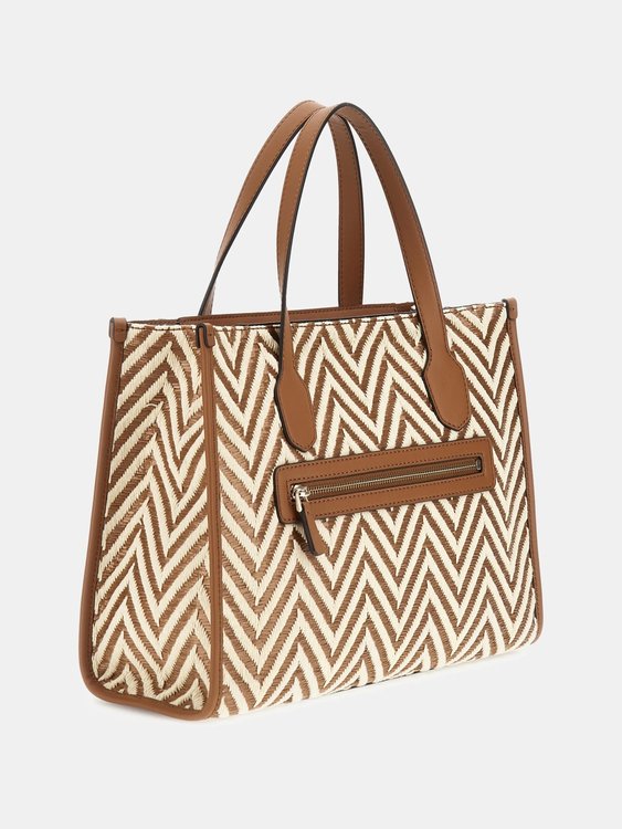 Luxusní Silvana 2 velká kabelka, Hnědá, Multi barva, T/U