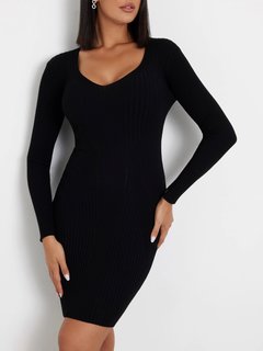 Luxusní Isabella šaty, Černá barva, XS, S, M, L