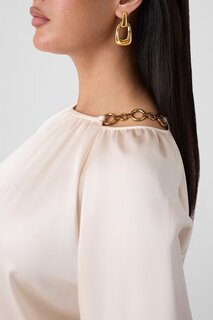 Luxusní Atena halenka, Krémová barva, 40, 42, 44