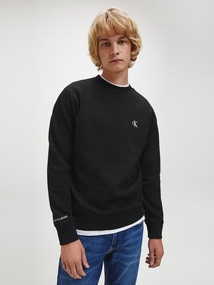 Calvin Klein Jeans – Ck Mikina, Černá barva
