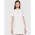 Calvin Klein Jeans – Organic tričkové šaty, Bílá barva