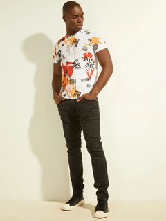 Paint tričko Bílá barva Muži, Muži