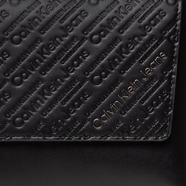 Luxusní Scuplted kabelka, Černá barva, OS