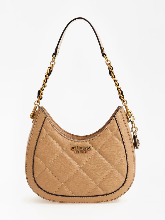 GUESS – HWQB8558010-BEI STŘEDNÍ KABELKA