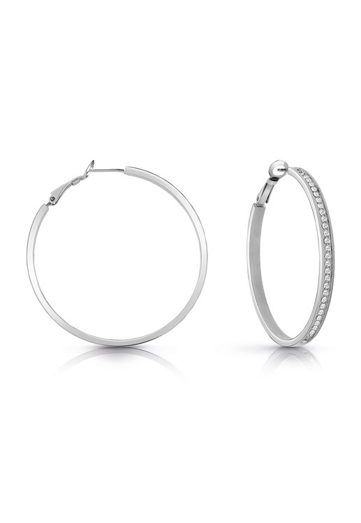 Guess – JUBE02247JWRHT/U-silver NÁUŠNICE