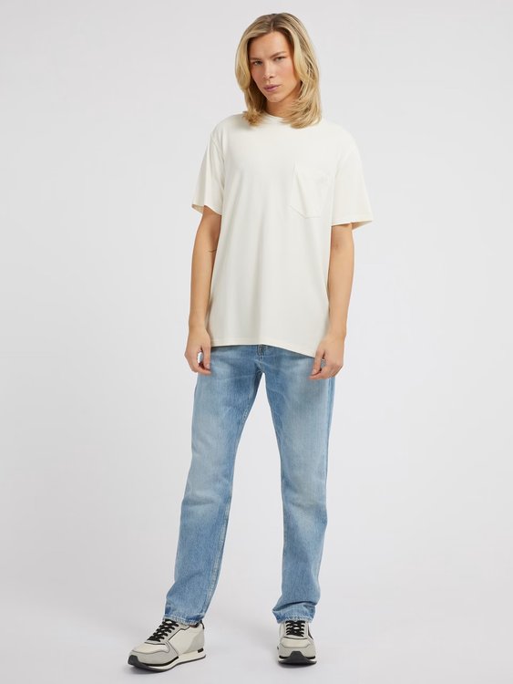 Módní Smooth triko, Krémová, Šedá barva, 2023