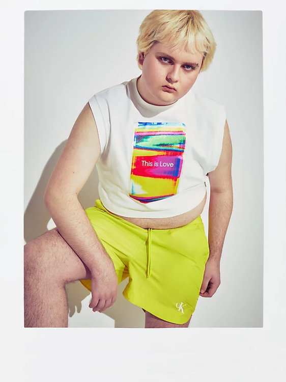 Módní Monologo Nylon šortky, Neonová, Žlutá barva, 2023 1