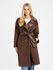 GUESS – Ludovica Logo kabát, Hnědá barva