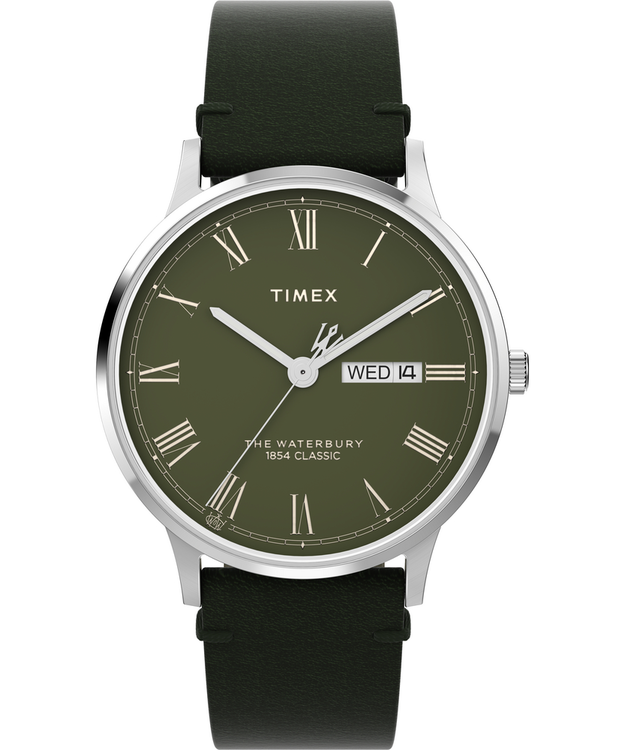 TIMEX – Waterbury hodinky, Černá, Stříbrná barva