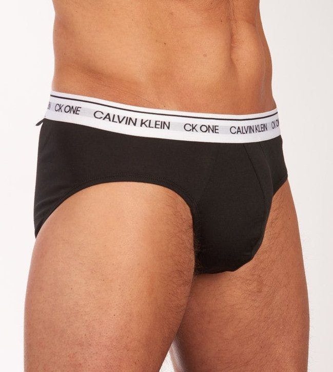 Calvin Klein Underwear – One slipy 2ks, Černá barva