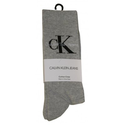 Logo ponožky – Calvin Klein Jeans, Šedá barva Muži
