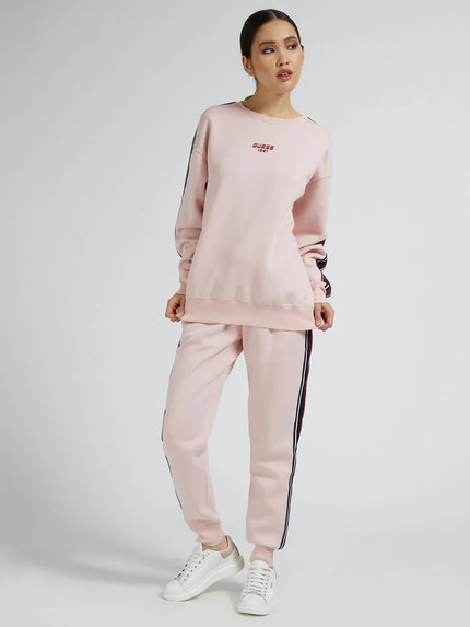 Guess, Růžová barva Abigal tepláky