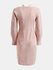 Guess – Rib šaty, Růžová barva 2