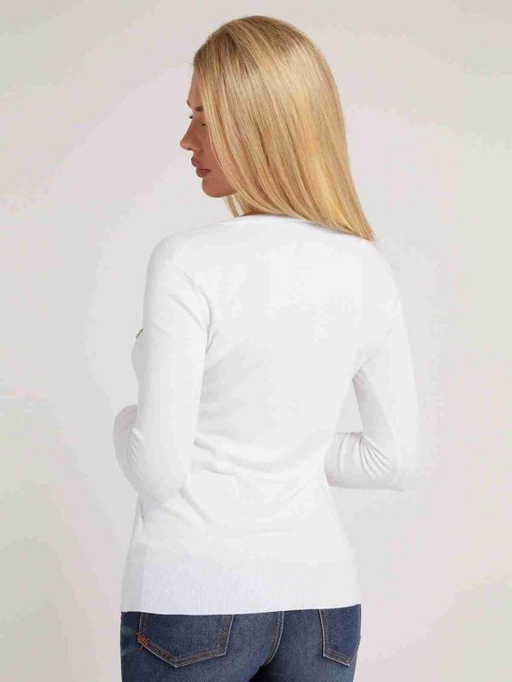 Bílá barva, Front logo svetr