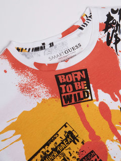 Paint tričko – Guess, Bílá barva Muži, Muži, Muži, Muži, Muži 2