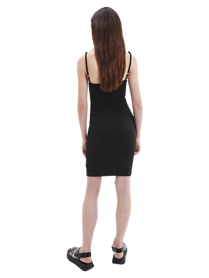 Módní Bodycon šaty, Černá barva, 2022