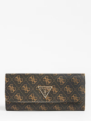 Guess – Laurel peněženka, Hnědá barva