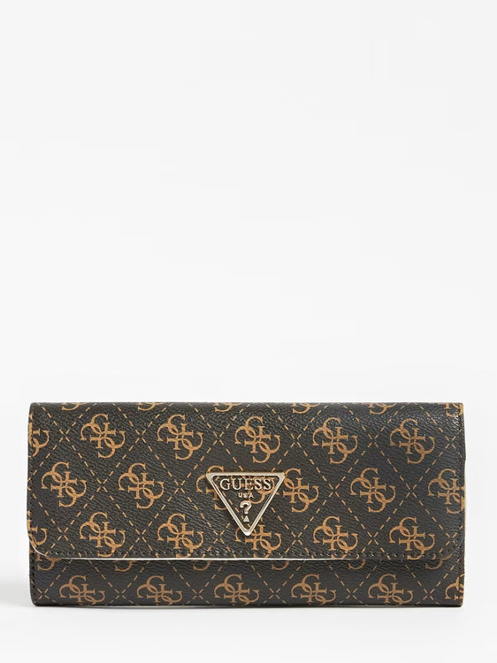 Guess – Laurel peněženka, Hnědá barva