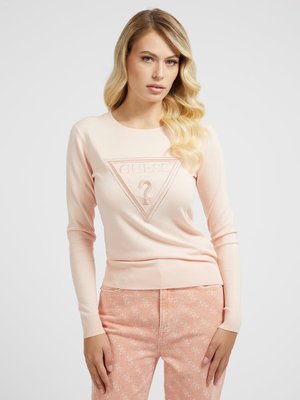GUESS – Eloise svetr, Růžová barva