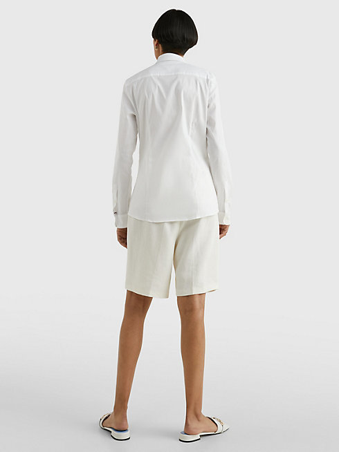 Módní Heritage košile, Bílá barva, 2023