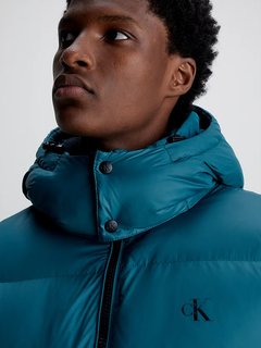 Luxusní Essentials Down Jack bunda, Modrá barva, S, M, L, XL