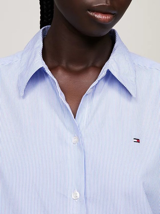 Luxusní Essential Knee šaty, Modrá barva, 34, 36, 38