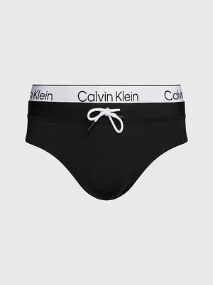 Calvin Klein Swimwear – CK Meta Legacy plavky, Černá barva
