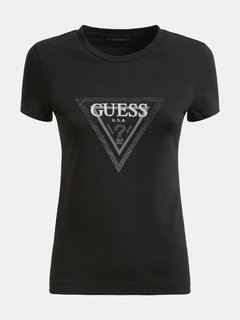 Luxusní Triangle logo triko, Černá barva, XS, S, M, L