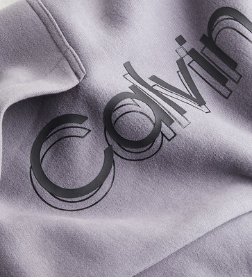 Vertical bold mikina – Calvin Klein Jeans, Šedá barva Muži