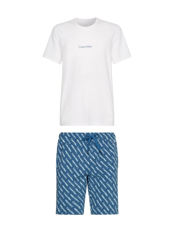 Calvin Klein Underwear – 000NM2177E-1MU pj S/S KNIT SHORT SET