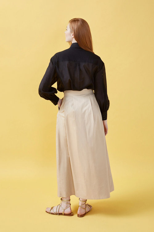 Módní Fenice košile, Černá barva, 2022