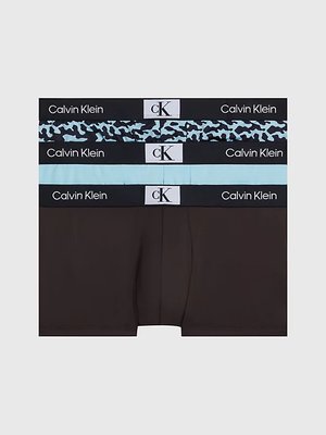 Calvin Klein Underwear – CK 96 Micro boxery 3ks, Černá, Modrá barva