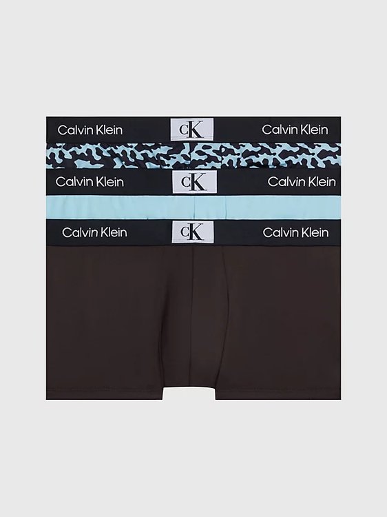 Calvin Klein Underwear – CK 96 Micro boxery 3ks, Černá, Modrá barva