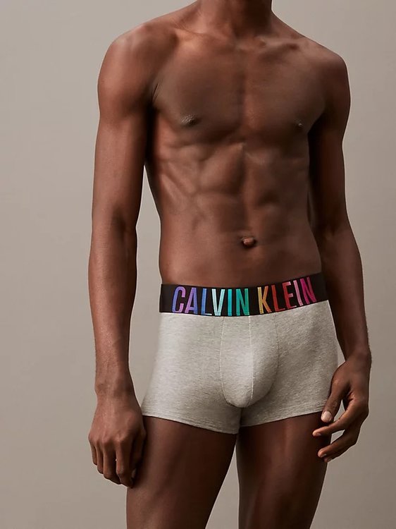 Pride Cotton boxery Šedá barva Muži