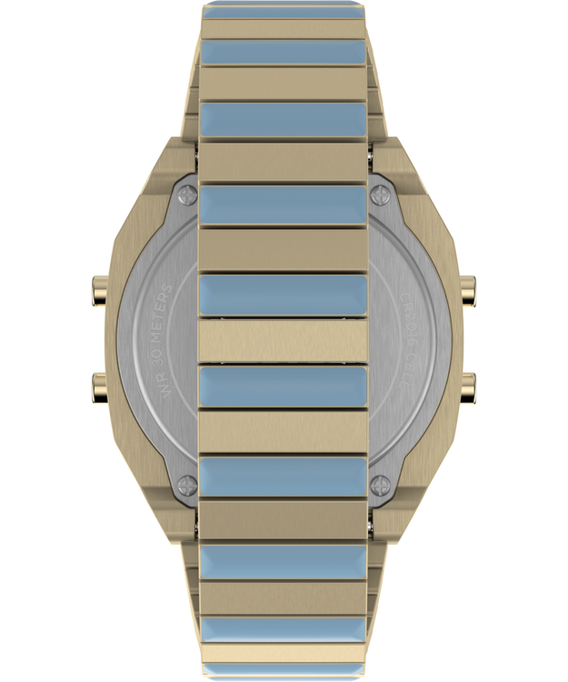 Timex LAB 80 hodinky – TIMEX, Modrá, Zlatá barva Ženy