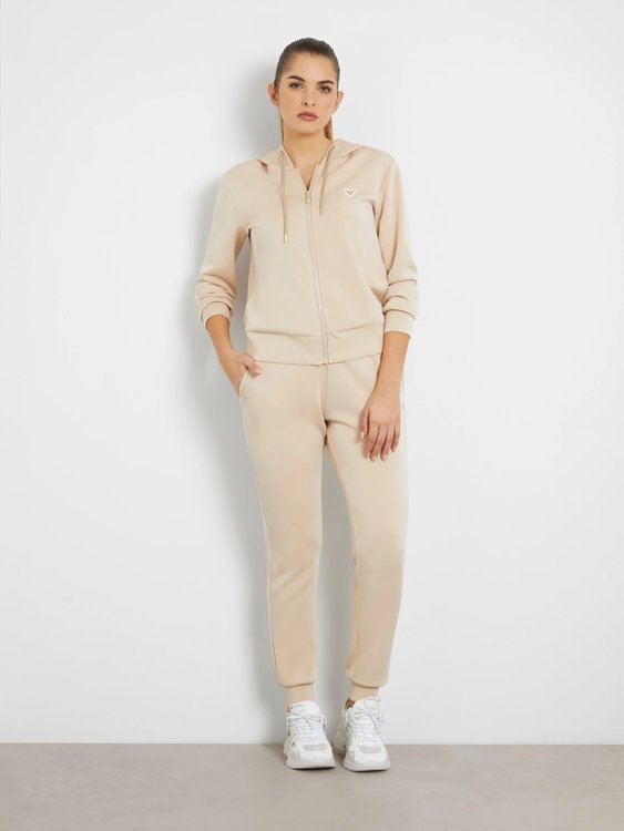 Olympe Long tepláky – GUESS, Béžová barva Ženy