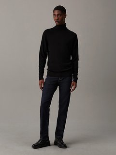 Luxusní Merino svetr, Černá barva, S, M, L, XL, XXL