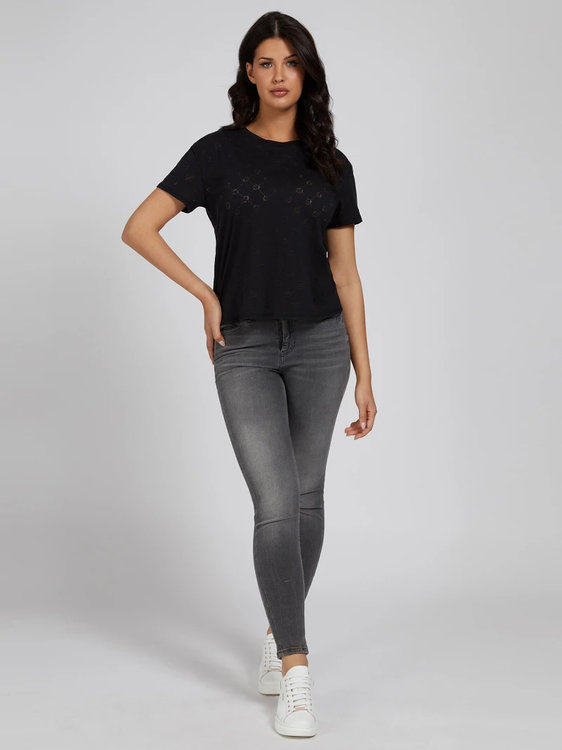 Luxusní Gamine tričko, Černá barva, XS, S, M, L, XL