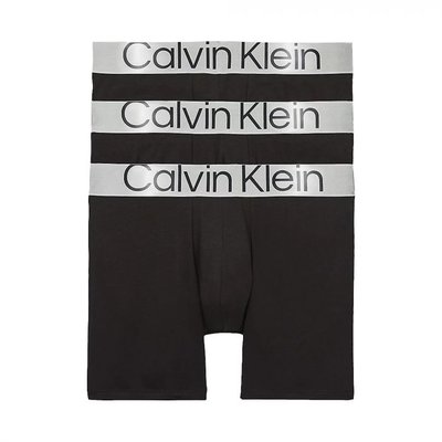 Steel boxery 3ks Černá barva Muži