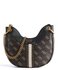 Guess – Kasinta mini hobo kabelka, Hnědá barva