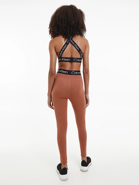 Módní Gym podprsenka, Hnědá, Oranžová barva, 2022