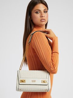 Luxusní Katey crossbody, Krémová barva, T/U