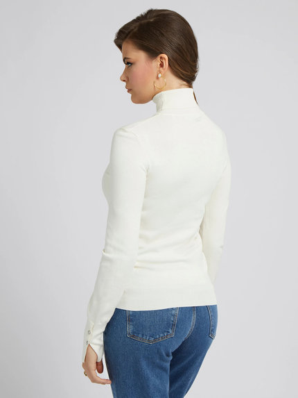 Luxusní Paule svetr, Krémová barva, XS, S, M, L