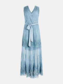 Luxusní Pam Embro šaty, Modrá barva, XS, S, M, L