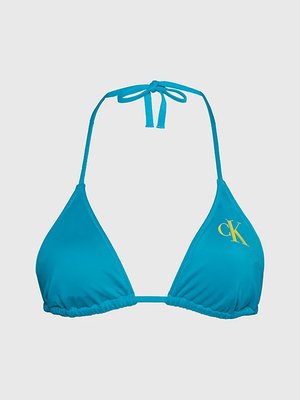 Calvin Klein Swimwear – CK Monogram plavky - Horní díl, Modrá barva