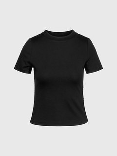 Side Tape triko Černá barva Ženy