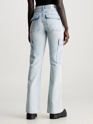 Authentic Bootcut jeany – Calvin Klein Jeans, Modrá barva Ženy
